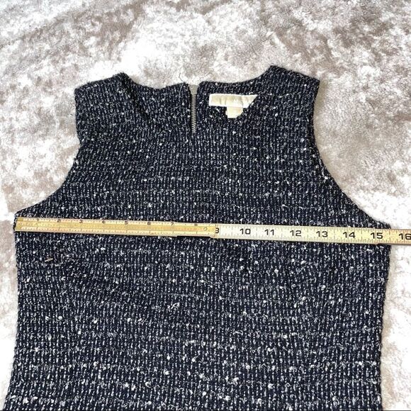 Michael Michael dress Black/White Print geometric pattern fit flare career SZ 2 - Picture 9 of 9